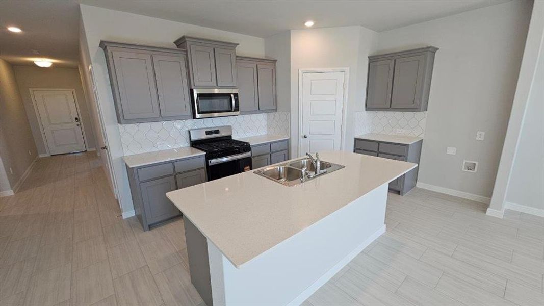 Furnished interior view inside a new home in Monarch at the Meadows, Ponder (Image 7).