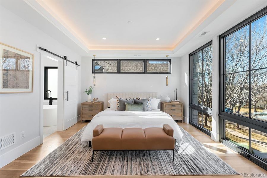 Furnished interior view inside a new home in , Denver (Image 13).