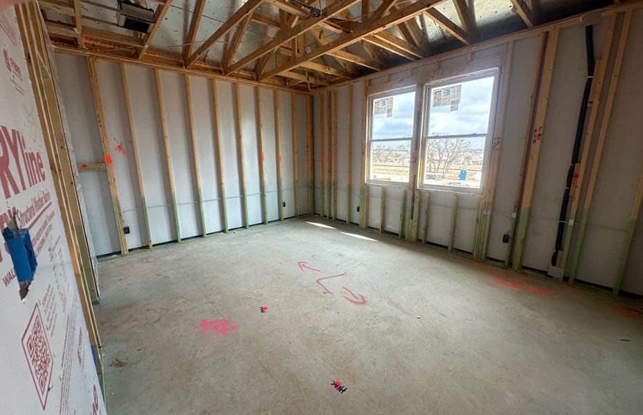 In-progress construction of a new home in La Cima, San Marcos, TX (Image 18).