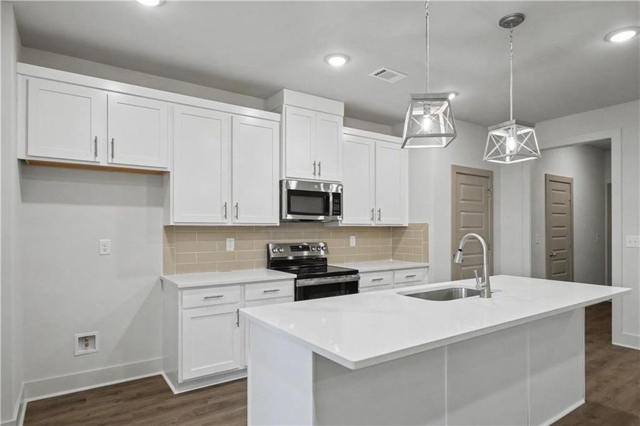 Furnished interior view inside a new home in , Norcross (Image 7).