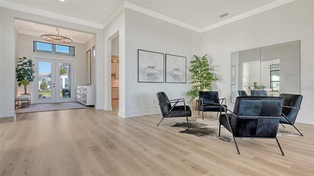 Furnished interior view inside a new home in , Sarasota (Image 52).