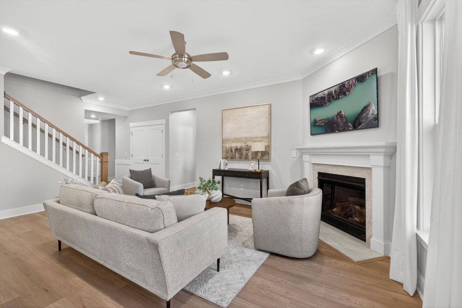 Furnished interior view inside a new home in Academy Park, Beaufort (Image 14).