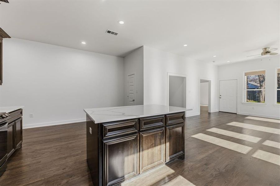 Furnished interior view inside a new home in , Dallas (Image 8).