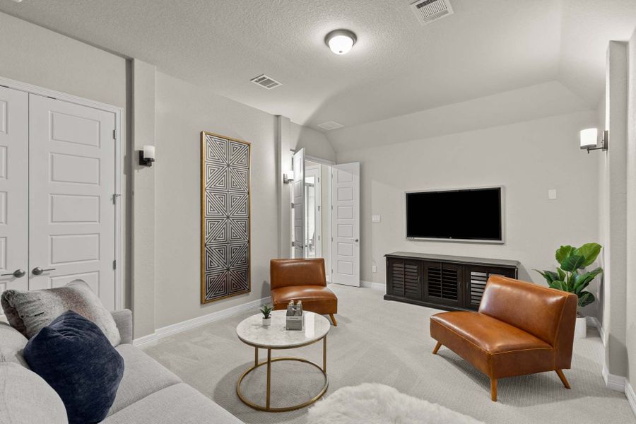 Representative furnished interior of a home built from the The Summerlin A by Davidson Homes LLC in Potranco Oaks, Castroville (Image 23).