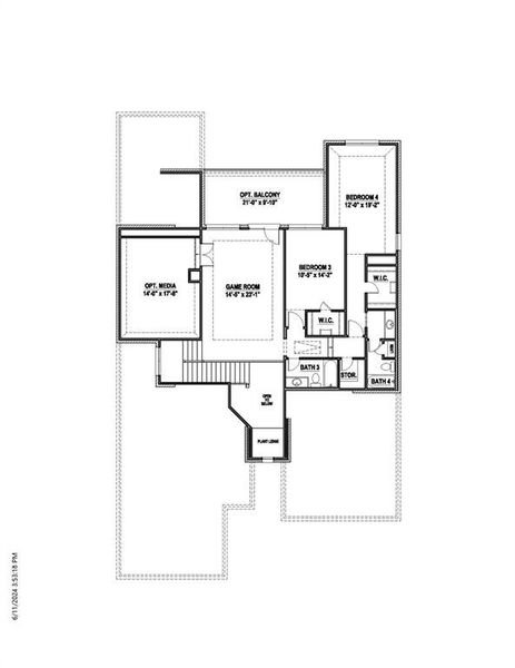 2nd Level Floor plan