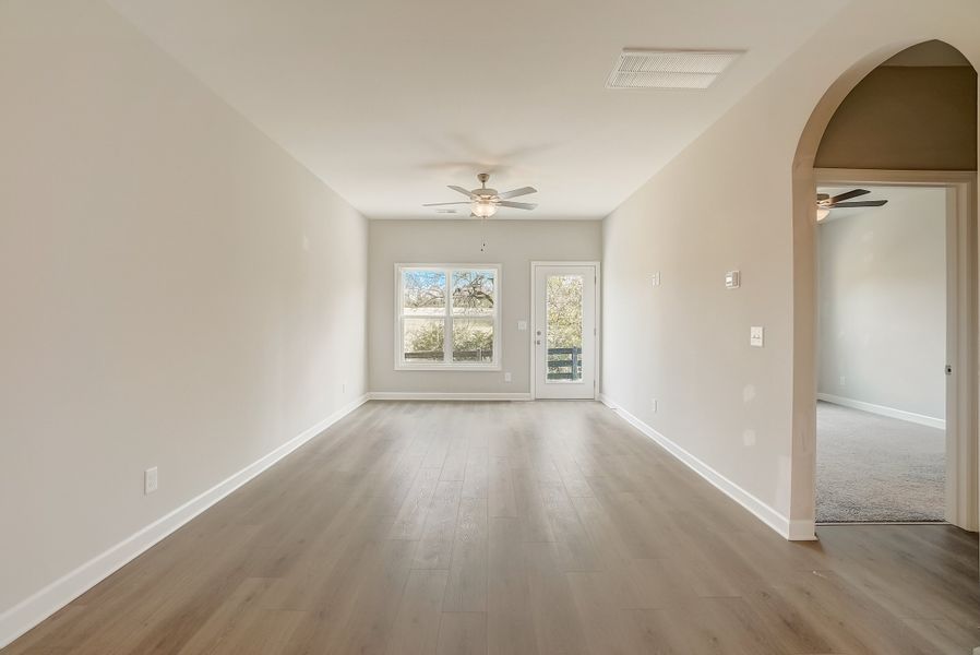 Representative unfurnished interior of a home built from the Tahoe by Parkside Builders in Anderson Park, Hendersonville (Image 40). Representative unfurnished interior of a home built from the Tahoe by Parkside Builders in Anderson Park, Hendersonville (Image 40).