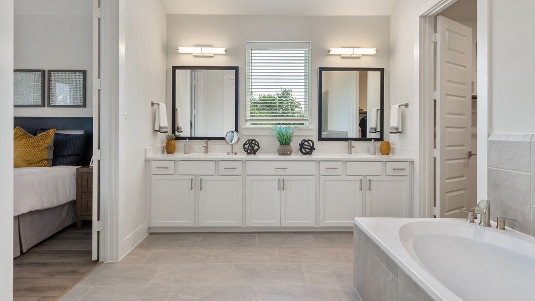 Furnished interior view inside a new home in Shady Acres, Houston (Image 33).