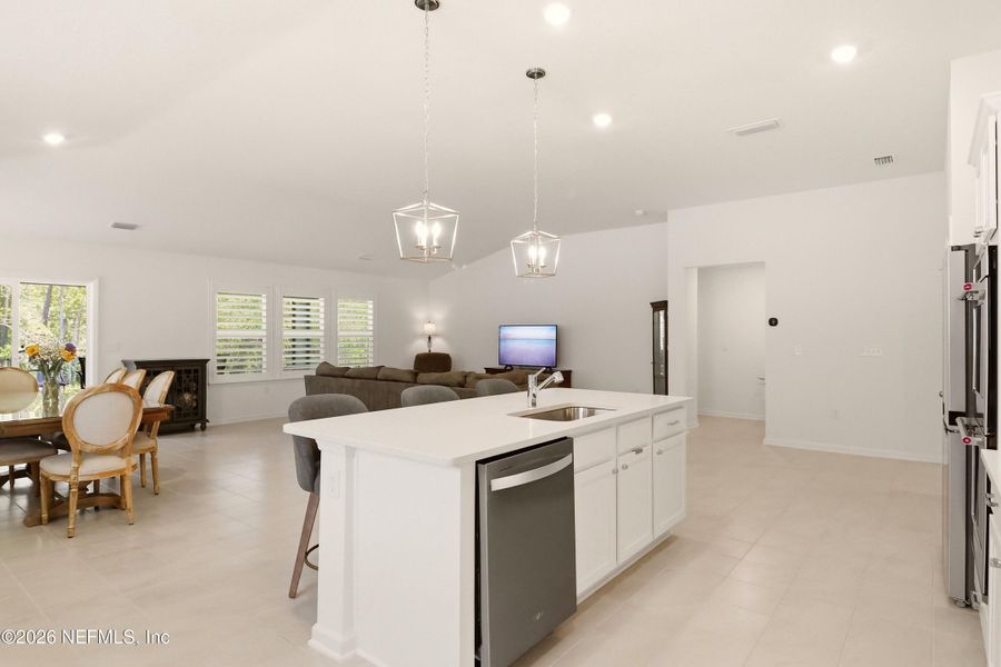 Furnished interior view inside a new home in , St. Augustine (Image 30).