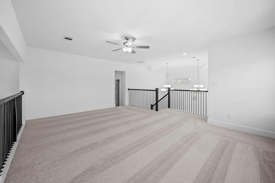 Spacious, unfurnished interior of a new home in Bridgeland, Cypress (Image 23).