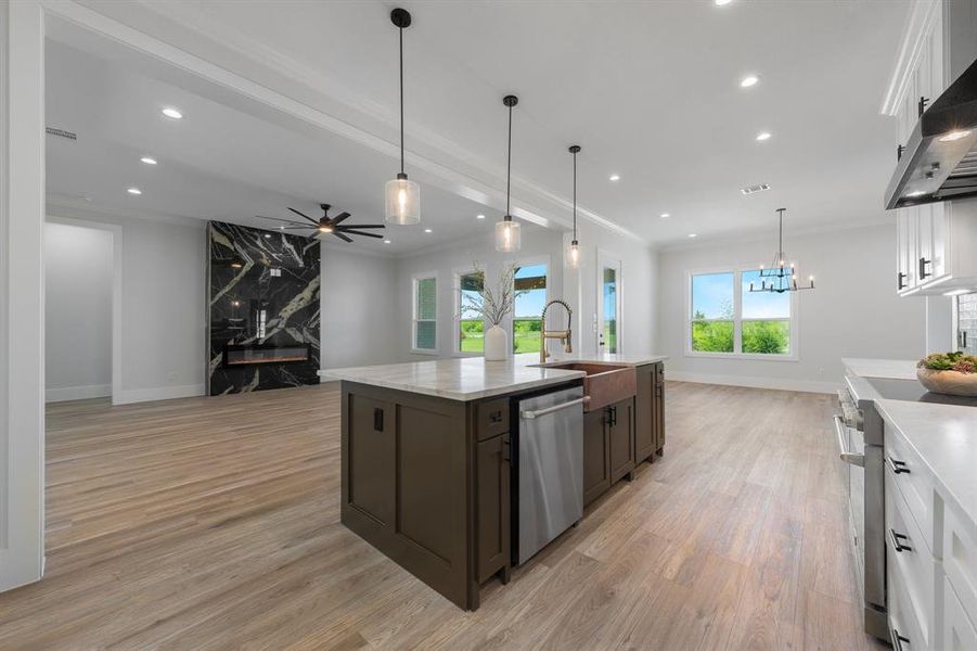 Furnished interior view inside a new home in , Royse City (Image 6).