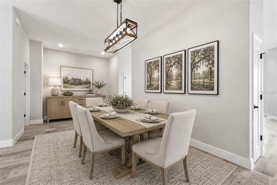 Furnished interior view inside a new home in , Brooksville (Image 15).
