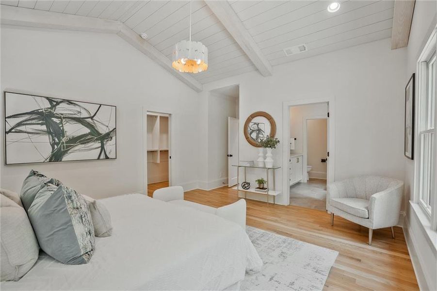 Furnished interior view inside a new home in Pendergrast Farm, Atlanta (Image 27).