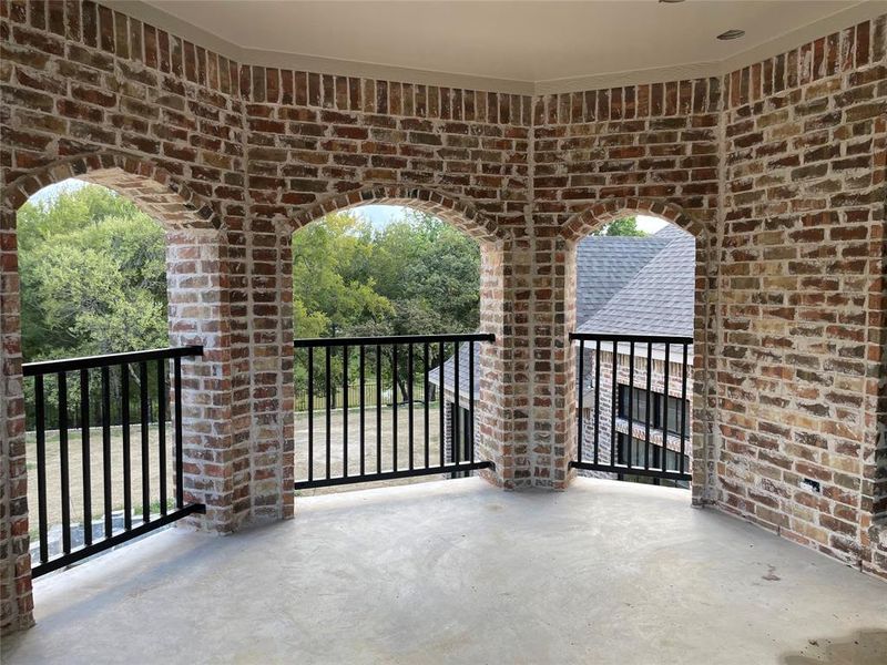 Exterior details and patio area of a home in , Sherman (Image 2). Exterior details and patio area of a home in , Sherman (Image 2).