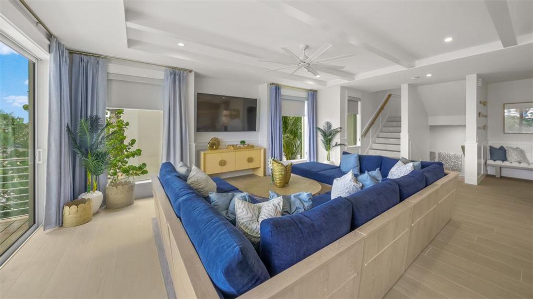 Furnished interior view inside a new home in , Sarasota (Image 7).