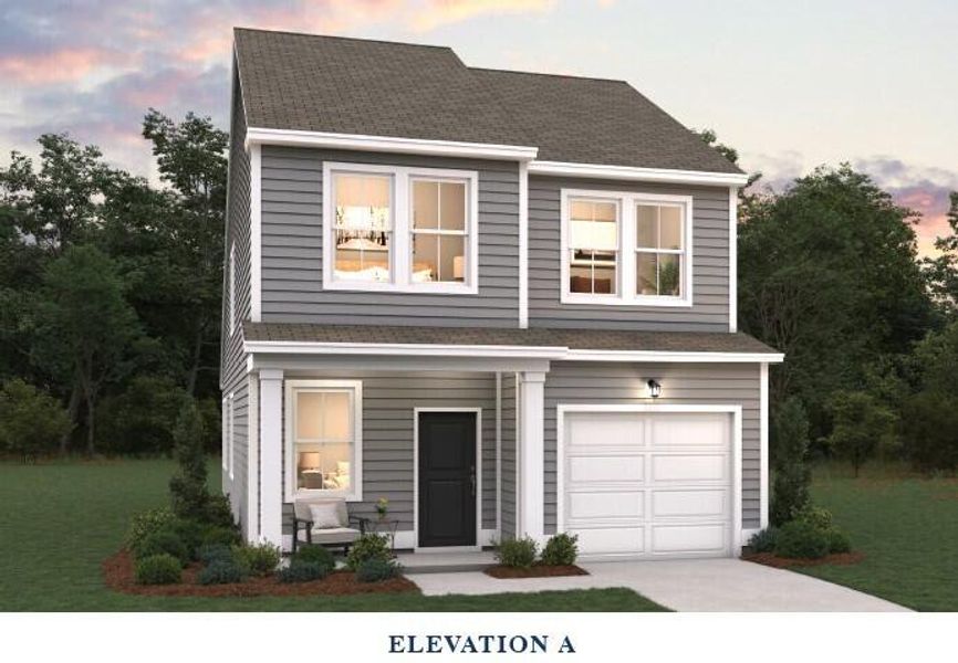 Front exterior of a new home in Wildcat Chase, Summerville, SC, highlighting curb appeal (Image 1).