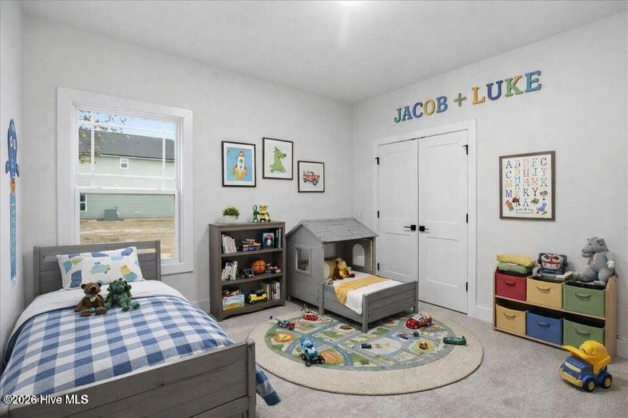 Furnished interior view inside a new home in Wood Creek Landing, Leland (Image 16).