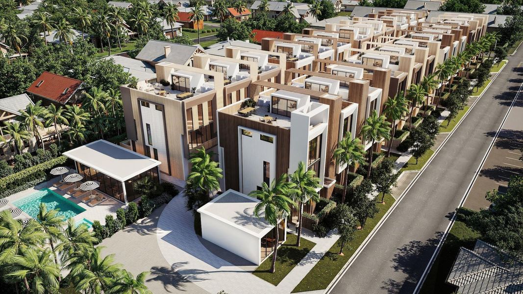 Front exterior of a new home in , Fort Lauderdale, FL, highlighting curb appeal (Image 18).