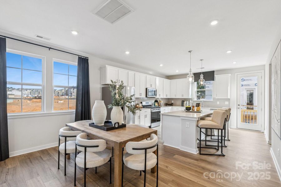 Furnished interior view inside a new home in , Huntersville (Image 10).