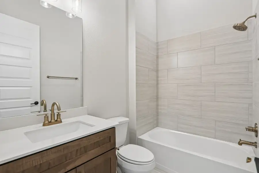 Furnished interior view inside a new home in Ribbonwood, Aubrey (Image 11).