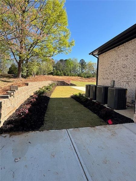 Exterior details and patio area of a home in , Buford (Image 24).