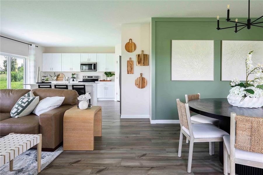 Furnished interior view inside a new home in Wynnstone, Davenport (Image 12).