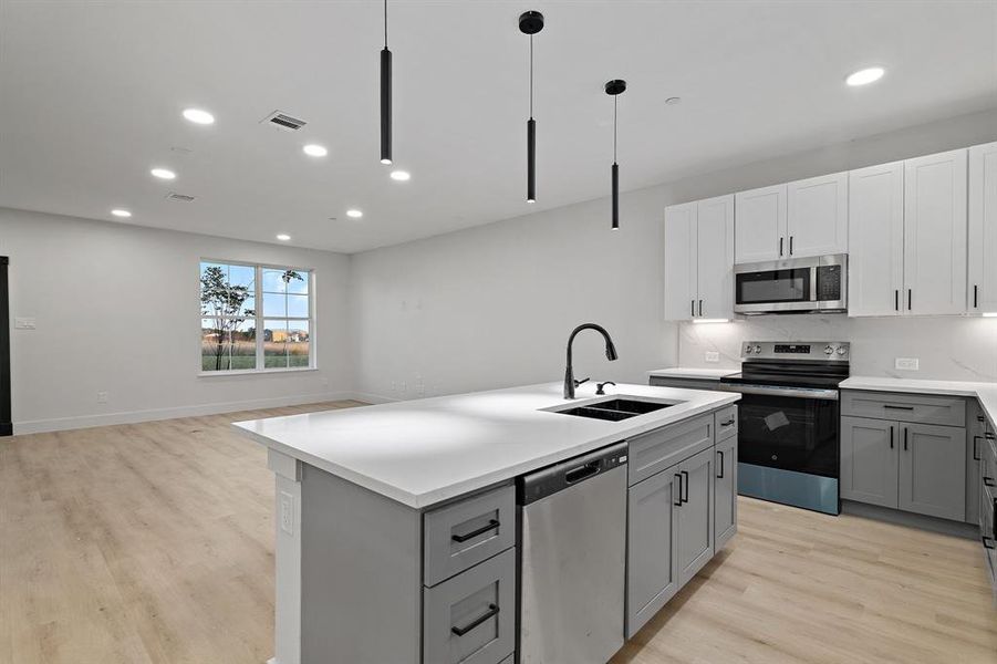 Furnished interior view inside a new home in , Rowlett (Image 8).