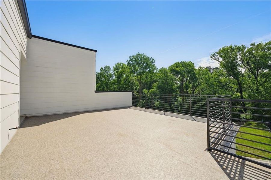 Front exterior of a new home in , Atlanta, GA, highlighting curb appeal (Image 28).