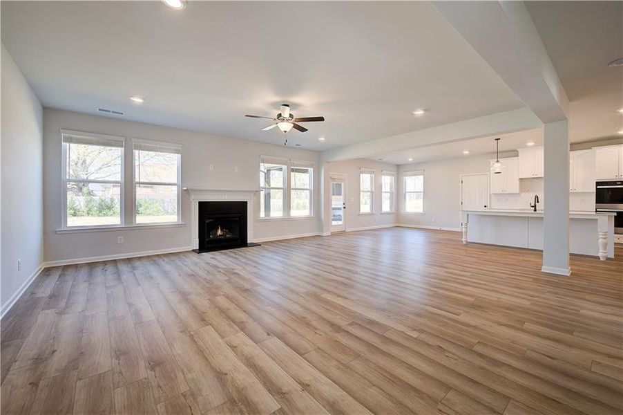 Spacious, unfurnished interior of a new home in Cambria at Traditions, Hampton (Image 20). Spacious, unfurnished interior of a new home in Cambria at Traditions, Hampton (Image 20).