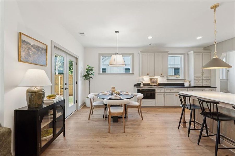 Furnished interior view inside a new home in , Marietta (Image 14).