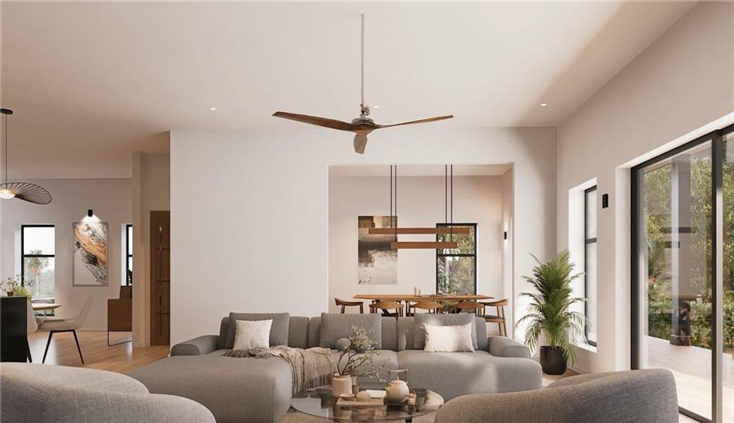 Furnished interior view inside a new home in , College Park (Image 16).