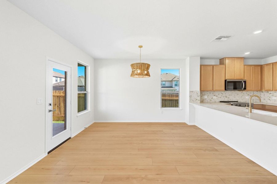 Spacious, unfurnished interior of a new home in McKinney Crossing, Austin (Image 27). Spacious, unfurnished interior of a new home in McKinney Crossing, Austin (Image 27).