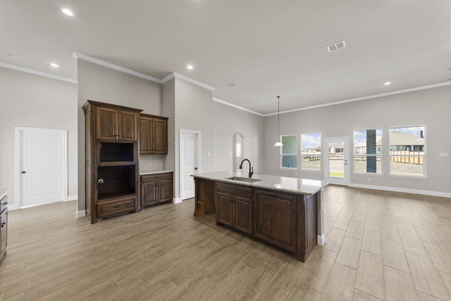 Representative furnished interior of a home built from the Weston II by Robbie Hale Homes in High Meadows Estates, Nevada (Image 15). Representative furnished interior of a home built from the Weston II by Robbie Hale Homes in High Meadows Estates, Nevada (Image 15).