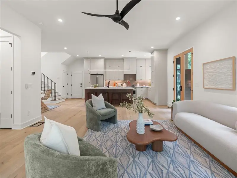 Furnished interior view inside a new home in , Decatur (Image 15).