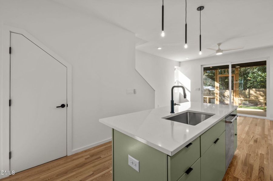 Kitchen Island and Pantry