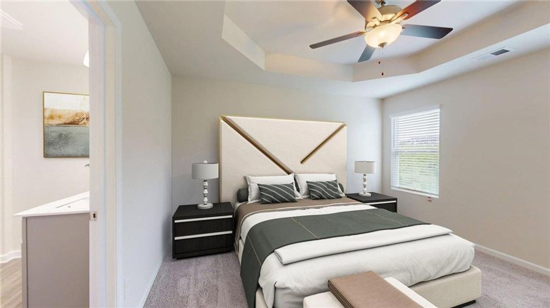Furnished interior view inside a new home in Sandtown Falls, South Fulton (Image 7).
