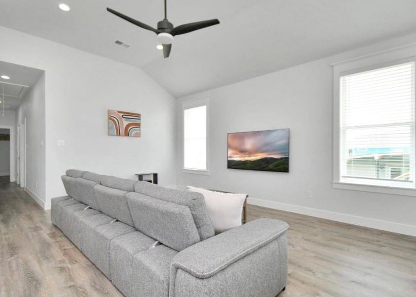 Furnished interior view inside a new home in , Galveston (Image 17).