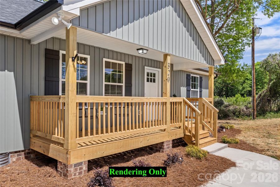 Exterior details and patio area of a home in , McConnells (Image 2). Exterior details and patio area of a home in , McConnells (Image 2).
