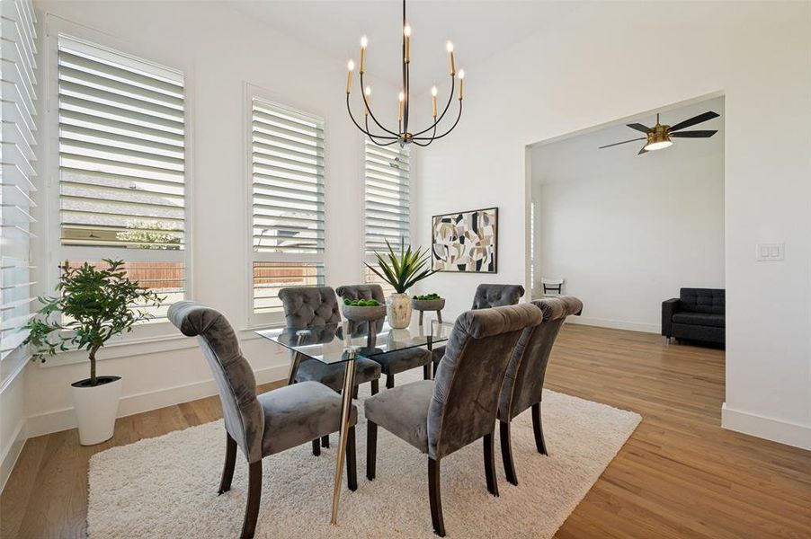 Furnished interior view inside a new home in , Prosper (Image 23).
