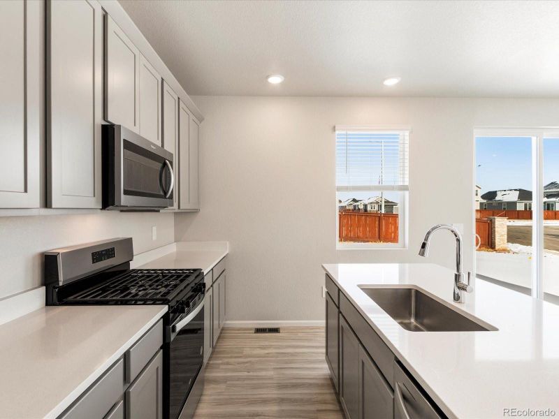 Furnished interior view inside a new home in Revere at Johnstown, Johnstown (Image 15). Furnished interior view inside a new home in Revere at Johnstown, Johnstown (Image 15).