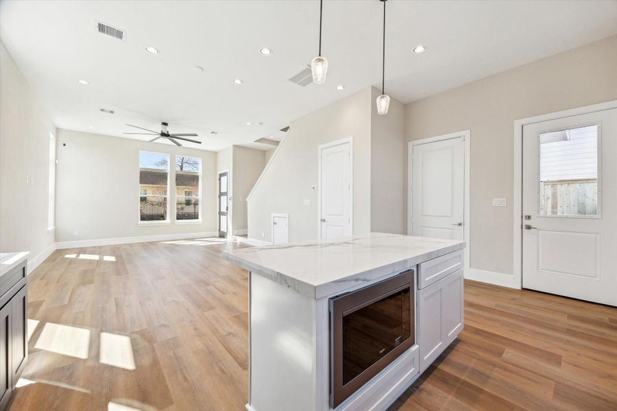 Furnished interior view inside a new home in , Houston (Image 4).