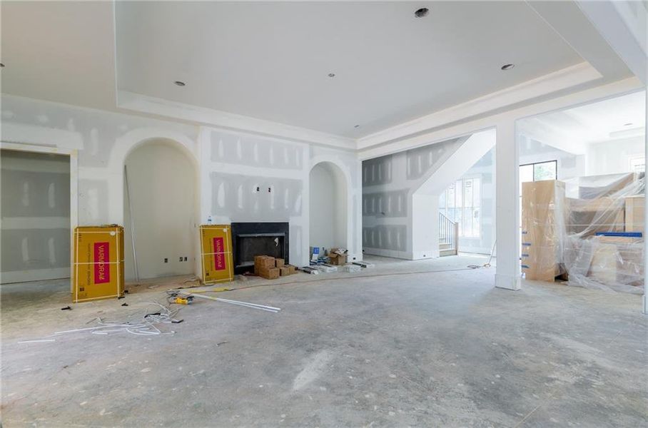 In-progress construction of a new home in , Alpharetta, GA (Image 12). In-progress construction of a new home in , Alpharetta, GA (Image 12).