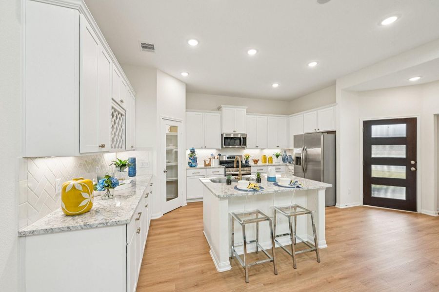 Furnished interior view inside a new home in Meadow Park, Conroe (Image 12).