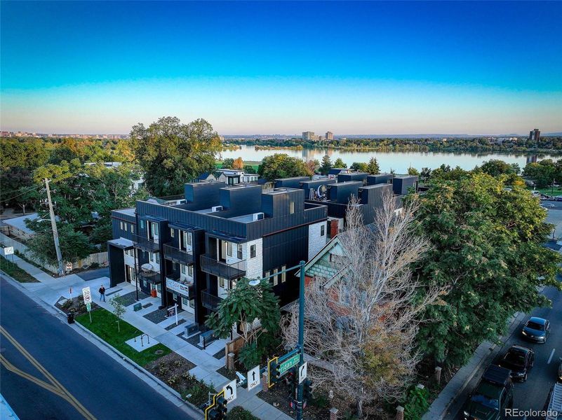 Aerial View of Sloan's Lake