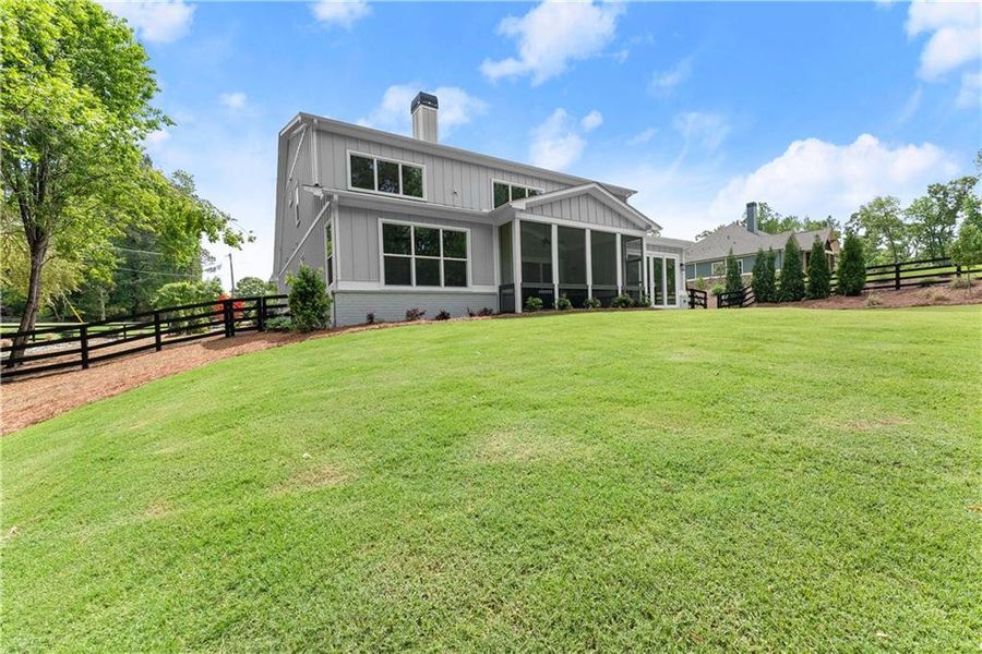 Exterior details and patio area of a home in , Gainesville (Image 39).