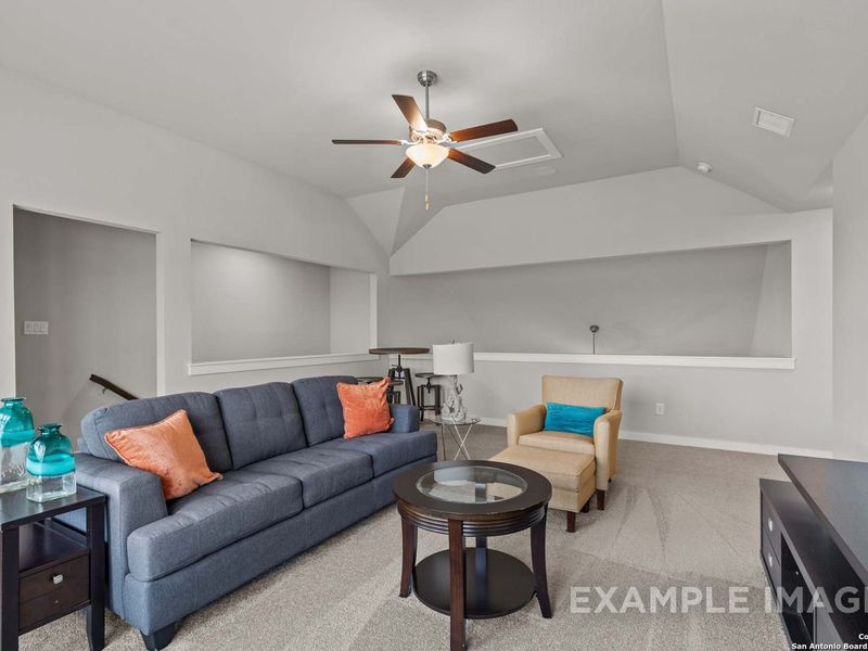 Furnished interior view inside a new home in Hannah Heights, Seguin (Image 37).