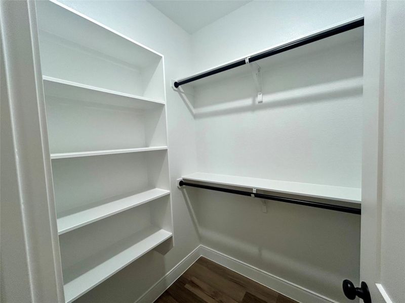 First small bedroom walk-in closet. First small bedroom walk-in closet.