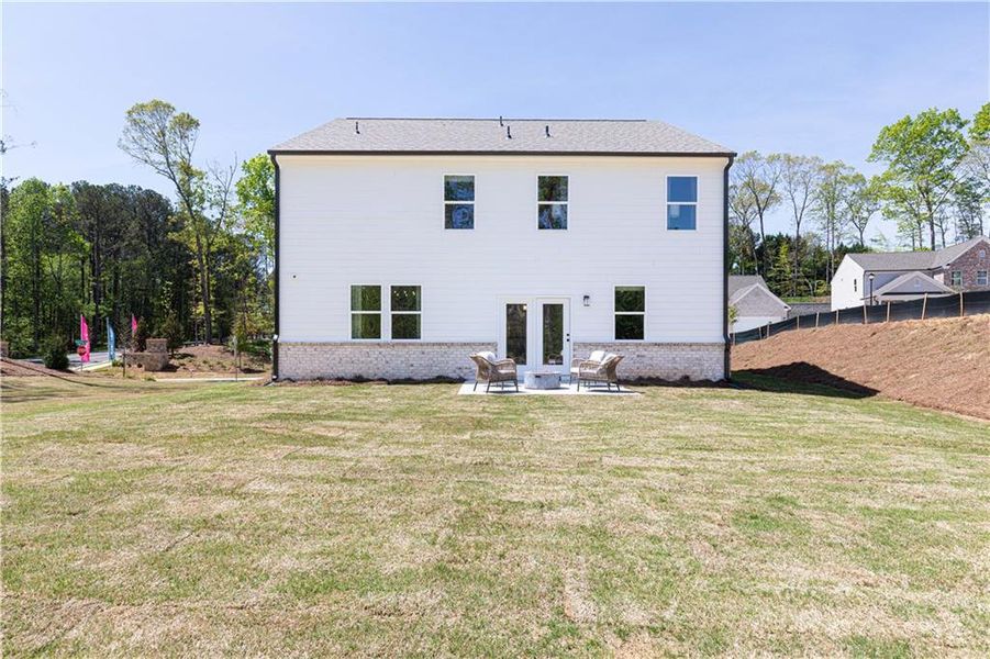 Exterior details and patio area of a home in , Powder Springs (Image 29).