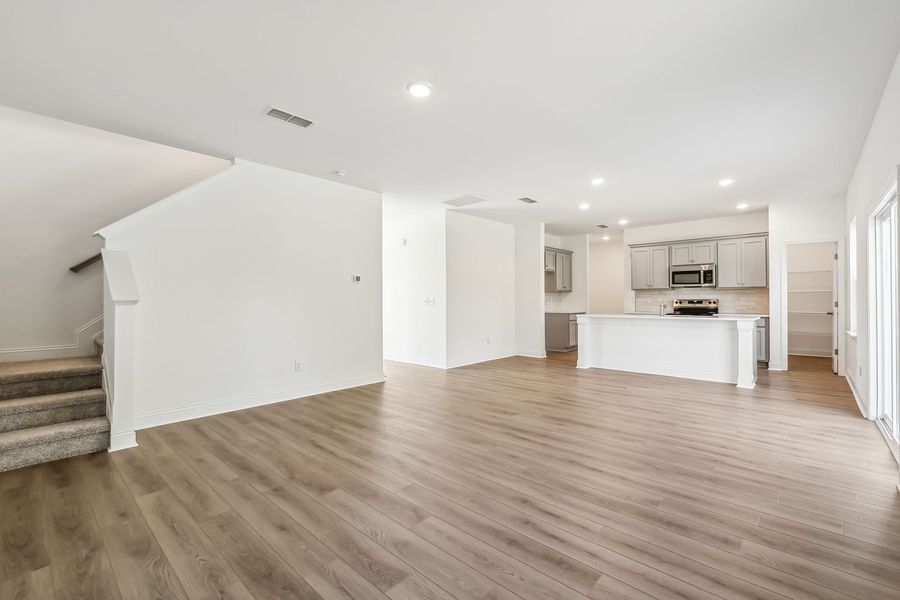 Representative unfurnished interior of a home built from the Westmore by Ashton Woods in Cades Bluff, Lebanon (Image 9).