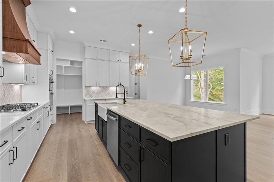 Furnished interior view inside a new home in , Buford (Image 7). Furnished interior view inside a new home in , Buford (Image 7).