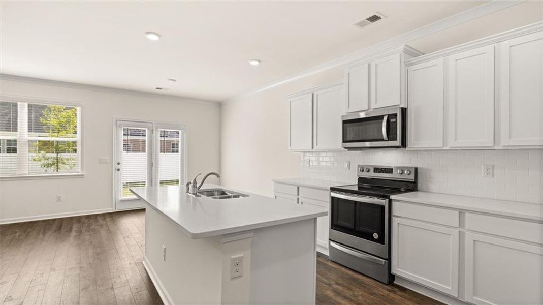 Furnished interior view inside a new home in , Loganville (Image 5).